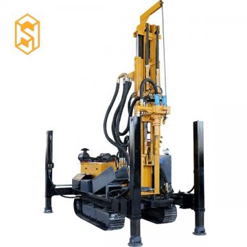 Drilling Depth 100 To 1000 Meter Crawler Pneumatic Rotary Water Well Drilling Rig Machine Prices For Sale