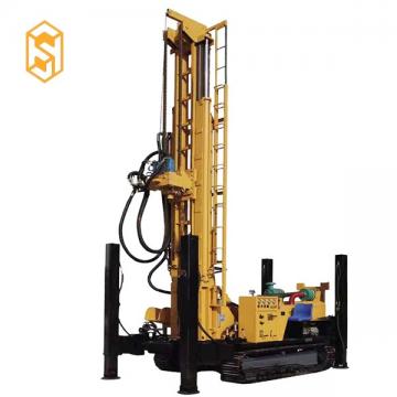 300m Depth Rotary Water Well Drilling Rig For Mountain Area Hole Core Drilling