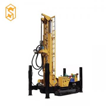 CE certificate Chinese crawler type hydraulic pneumatic cheap price underground water well drilling rig